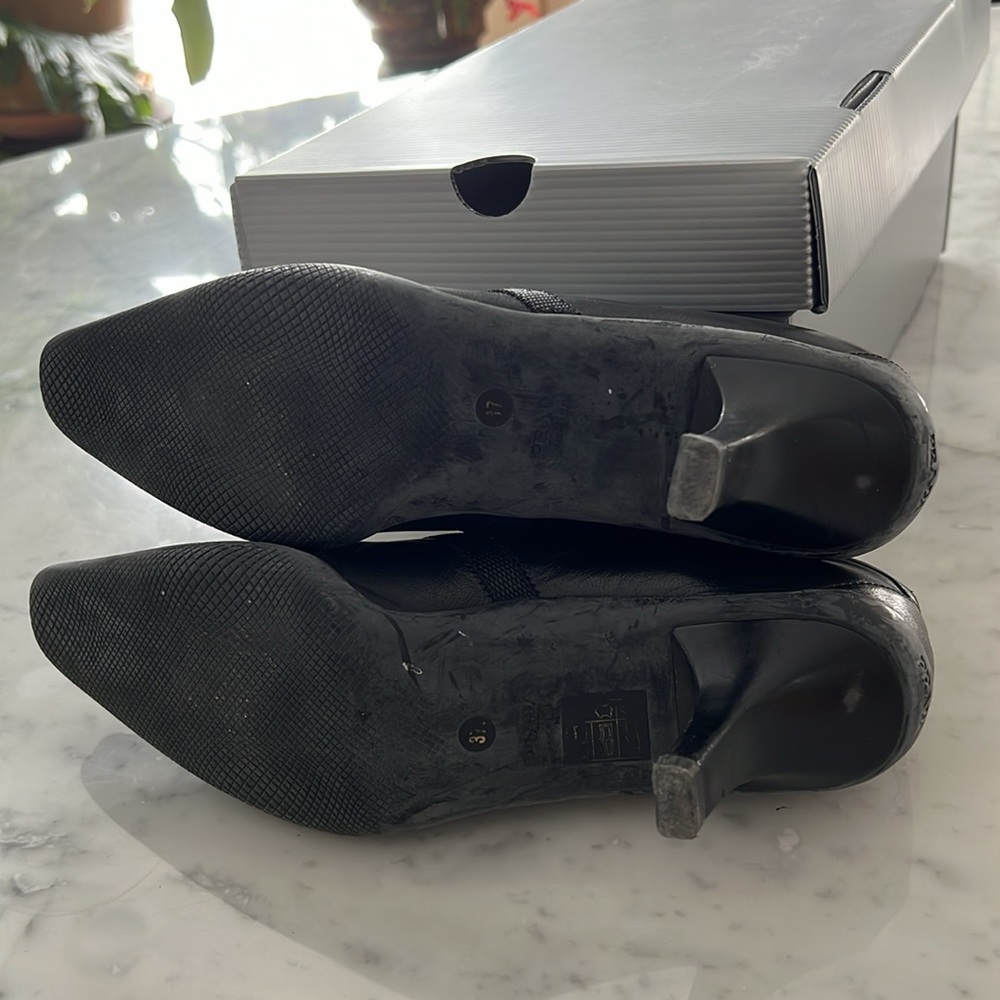 Prada Calzature Donna Nero Nappa Sport Booties size 37 - Picture 12 of 13